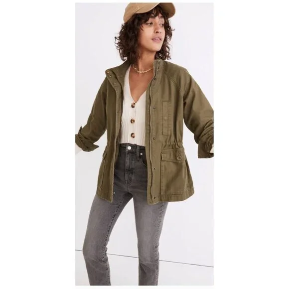 Madewell Northover Jacket in Desert Olive Size XS Cargo - Picture 1 of 10